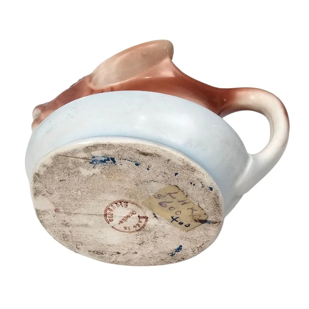 Vintage Oxen‎ Ceramic Creamer Makers Mark Originating from Czechoslovakia